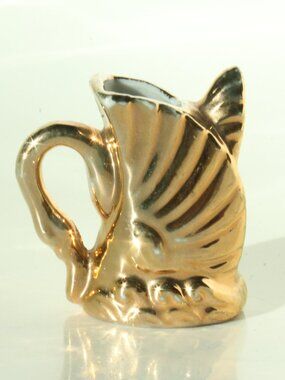 Miniature Golden Swan Vase (Japan)